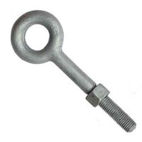 1"-8 X 12" Regular Nut Eye Bolt, Forged, HDG